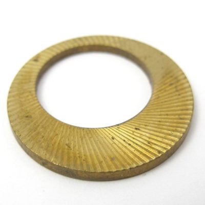 Vintage Brass Circle Hoop Pendant