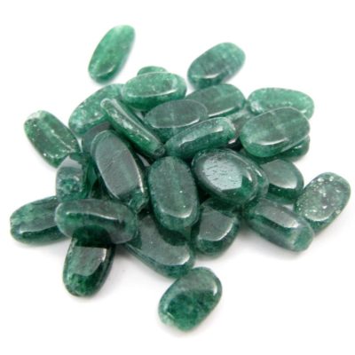 Green Oval Jade Beads