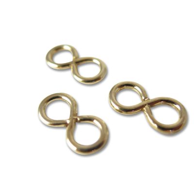 Vintage Plated Infinity Connector Charms