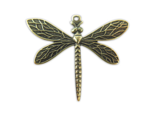 Antiqued Brass Dragon Fly Charms