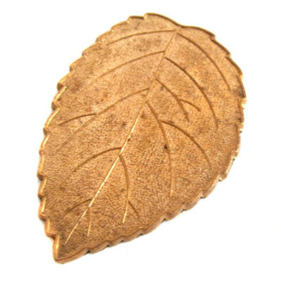 brass leaf pendants