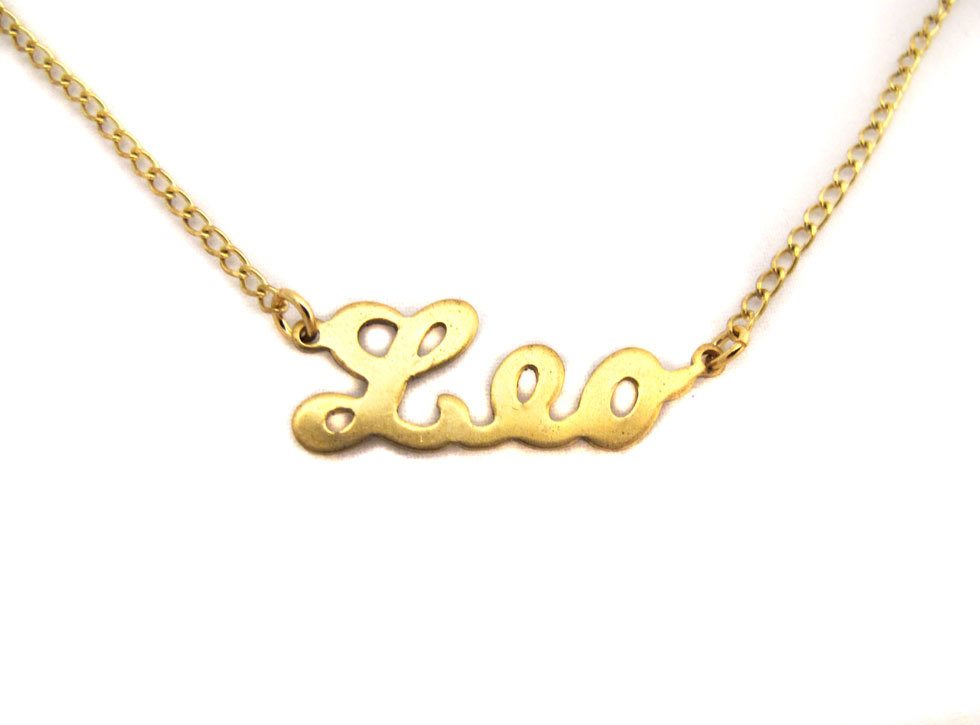 Sterling Silver She is Zodiac Necklace - Leo – by charlotte