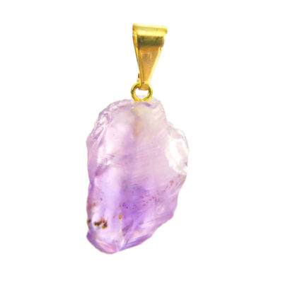 Natural Amethyst Pointed Crystal Pendants