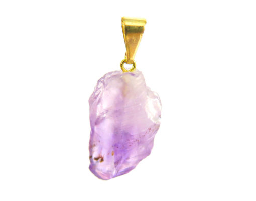Natural Amethyst Pointed Crystal Pendants