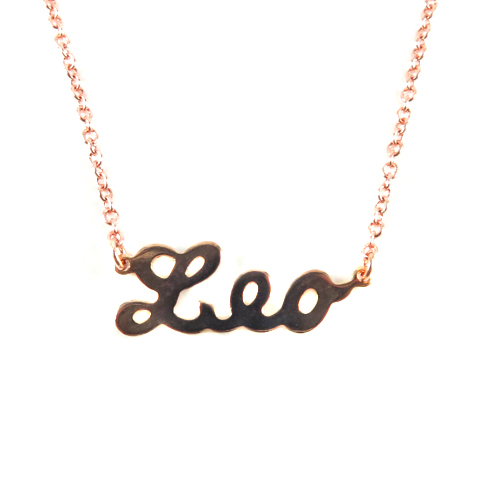 Leo Zodiac Pendant Necklace | JENNY BIRD