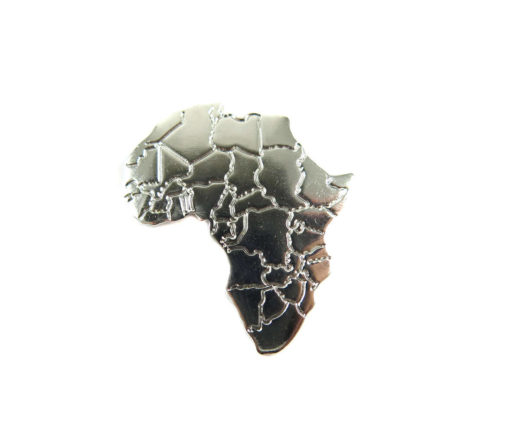 rhodium plated Africa pendants