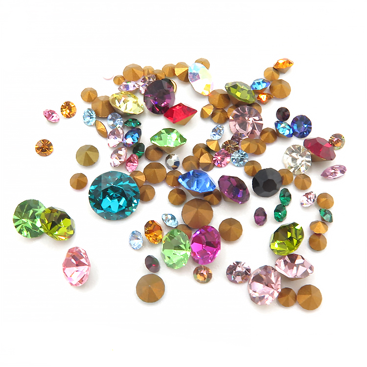50 Carats of Assorted Swarovski Crystals