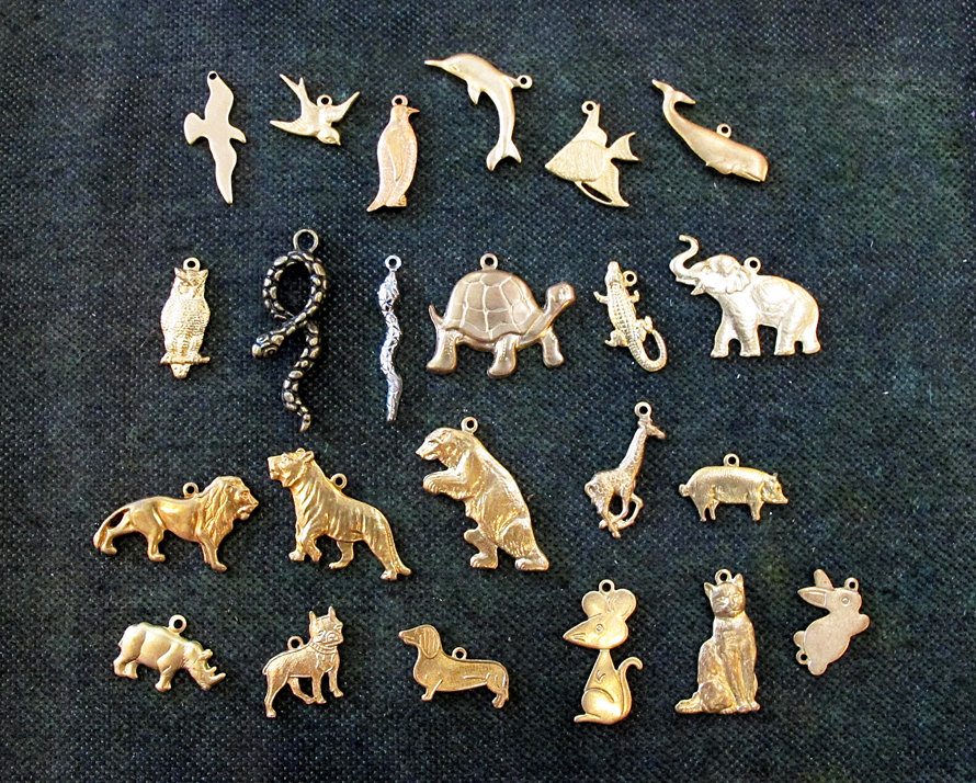 Build Your Own Charm Necklace - Animal Zoo Charms