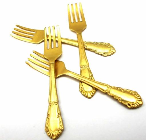 Large Brass Fork Pendants