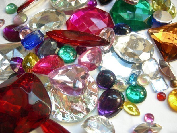 SAMPLE Rainbow Glass Rhinestones