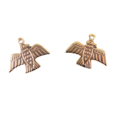 Rose Gold Plated Native American Eagle Charms