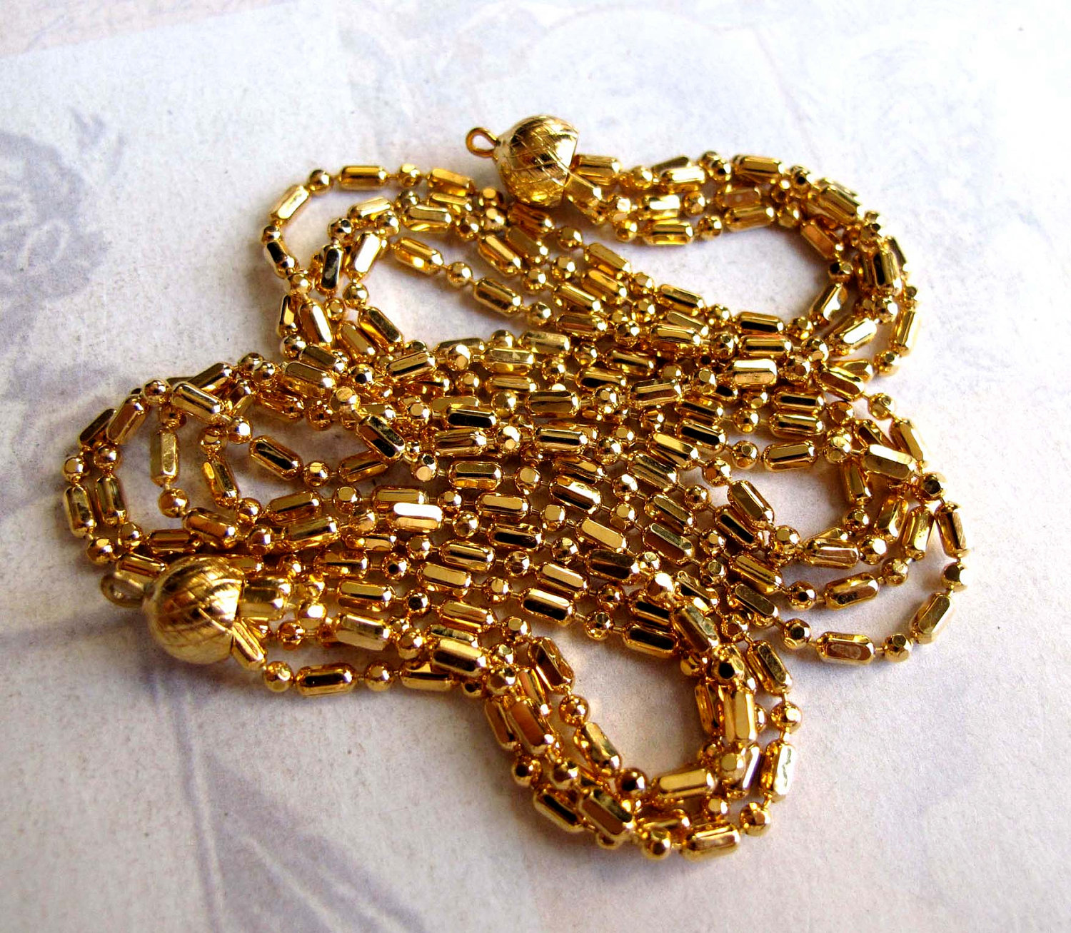 Vintage gold plated necklace