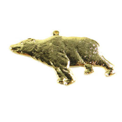 gold plated California bear charms