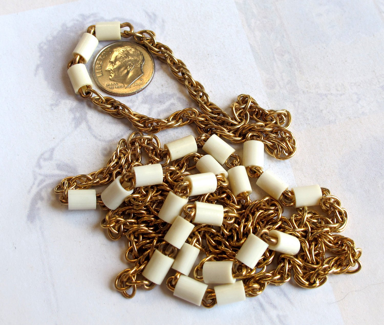 Vintage Brass Tiny Cube Beads