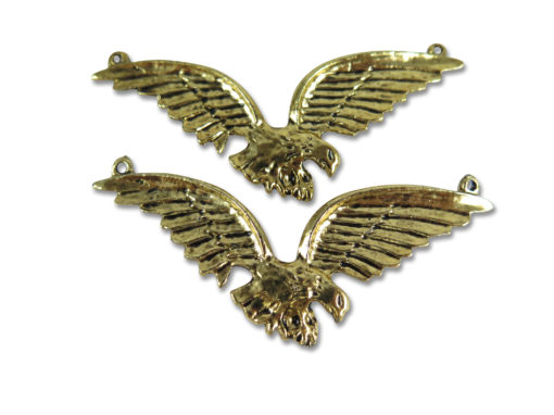 huge gold plated soaring eagle pendants