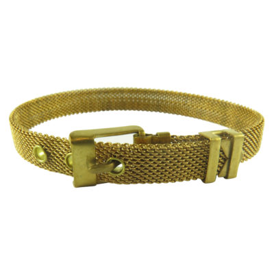 brass mesh bracelet