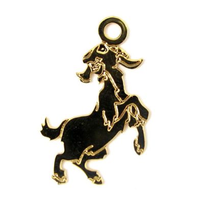 gold plated Disney goat charms