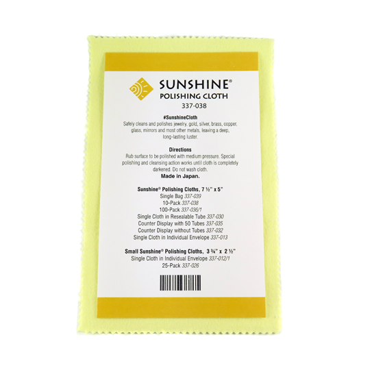 Sunshine Cloth ~ Fabric Jewelry Cleaner