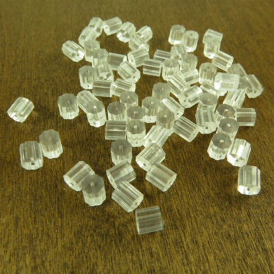 clear rubber stopper for ear wire