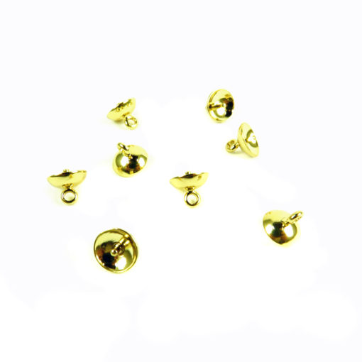gold plated cap finding