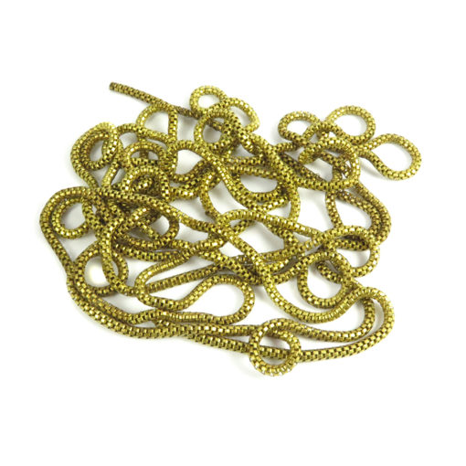 round brass snake chain