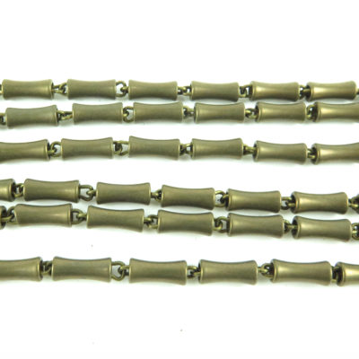 brass rounded bar chain -