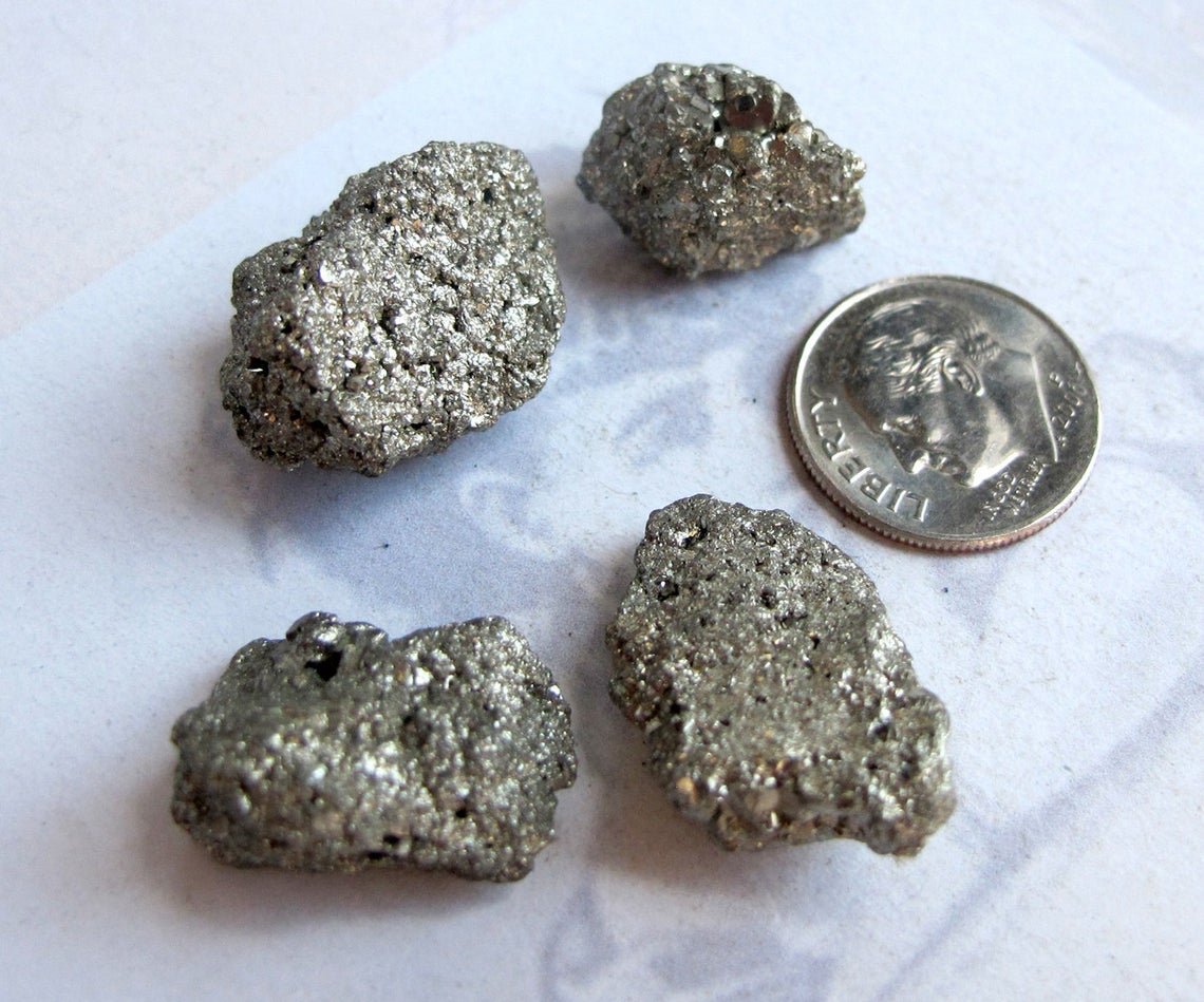 Healing Crystals Raw Natural Rough Stones Crystal Healing Stones Dey Designs Large Pyrite Chunk Fools Gold Specimen- Iron Pyrite Raw Crystal Stones 