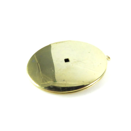 large oval shiny locket