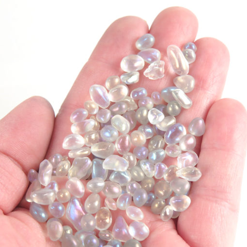 electroplated polished quartz pebbles