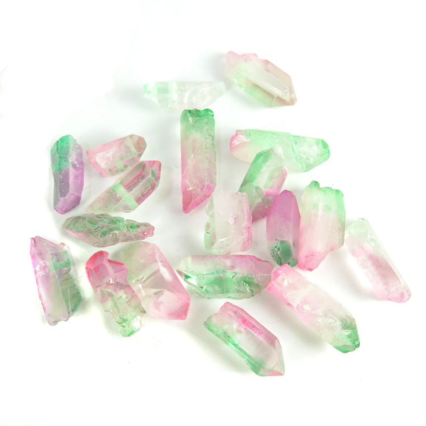 Watermelon Quartz Rondelle Beads, Smooth Round Pink Beige White Glass – A  Girls Gems