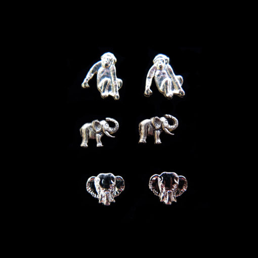 animal stud earrings