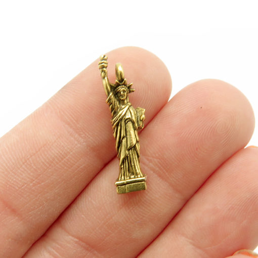 statue of liberty - antiqued gold