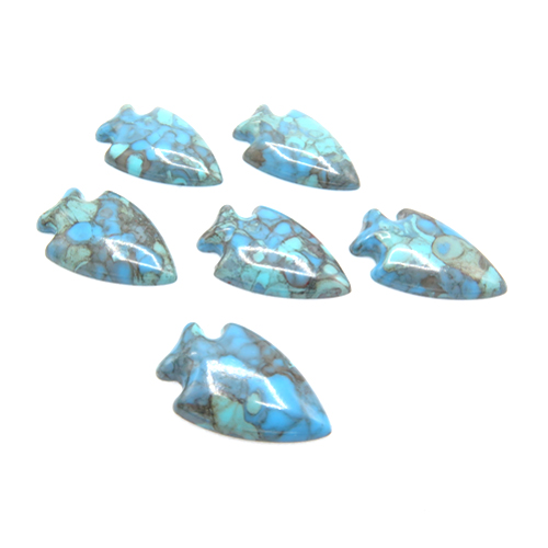 turquoise arrowhead cabochons