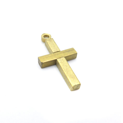 brass cross charms