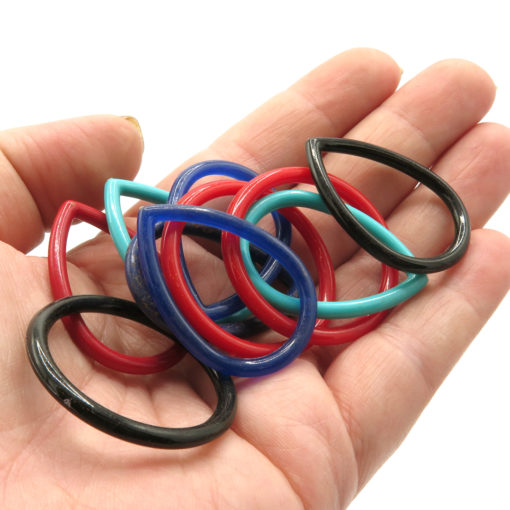 giant plastic mixed shape charms