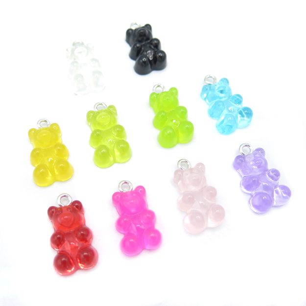 Colorful Gummy Bear Charms Keychain/Bag Charm