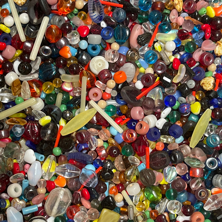 Glass Beads Bulk In Assorted Sizes For Jewelry Making 